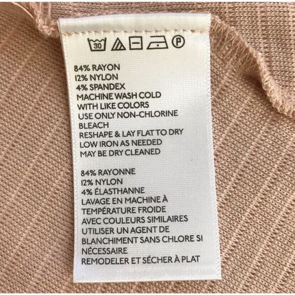 Silence and Noise Blush Pink Cutout Back Knit Dress Women's Size S - Picture 8 of 9